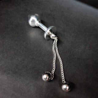 Plug ø30mm with insert 3 balls and chain