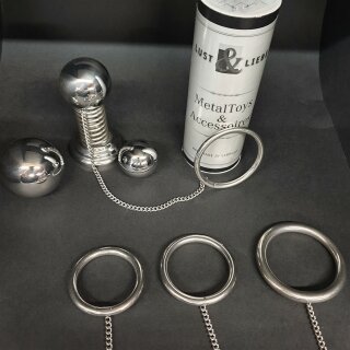 Cockring with our ball in ball, different sizes and diameters selectable