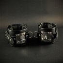 Leather cuffs with adapter