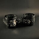 Leather cuffs with adapter