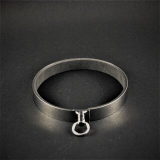 Schmuckhalsband schmal mit "O"-Ring 340mm