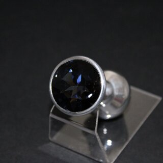 Jewel Plugs Aluminium with Straßstein – Montana 30 mm