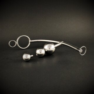 Bondage String mit 50mm Ring und 40mm Kugel