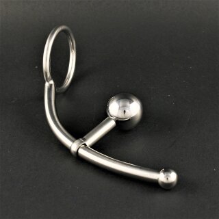 Bondage String mit Ring-to-go Kugel 30mm Ring 45mm